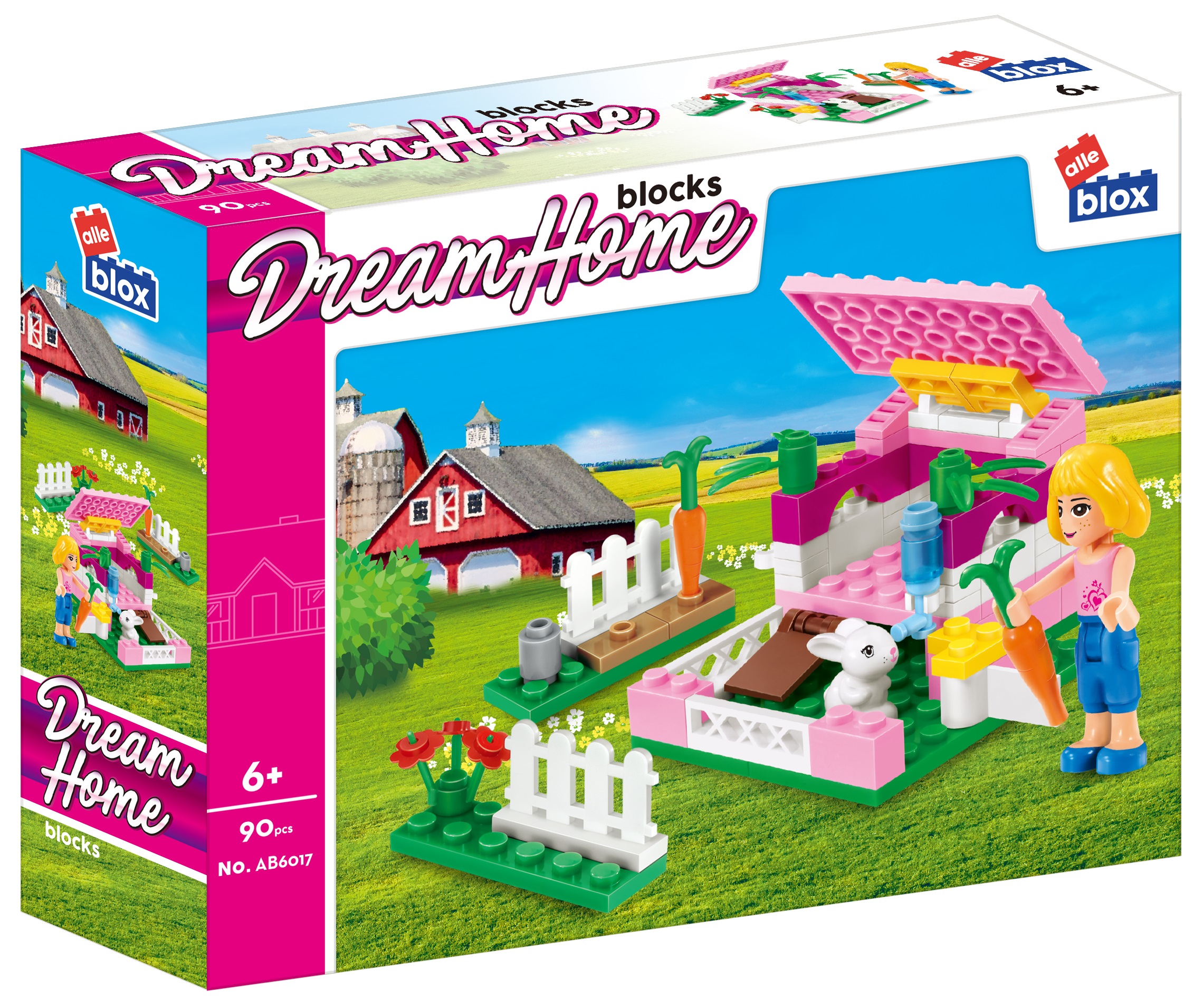 Constructor Alleblox Dream Home - În grădină, 90 piese