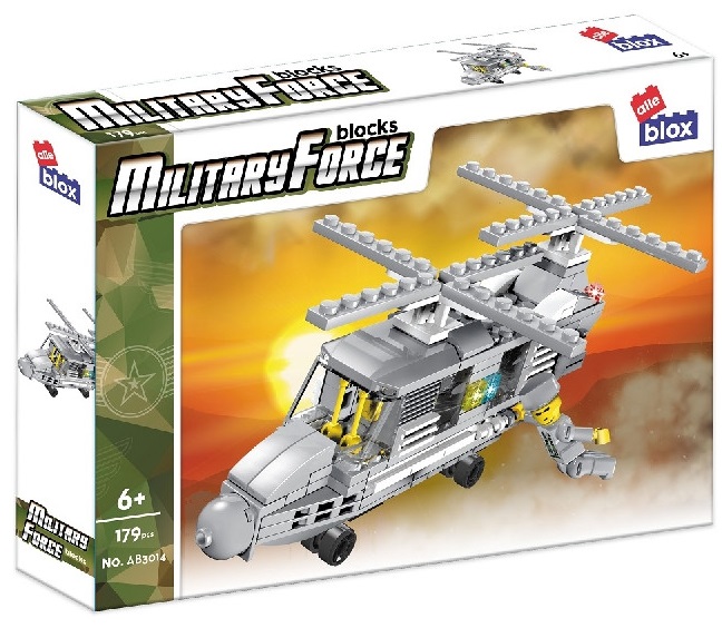 Constructor Alleblox Military Force - Elicopter, 179 piese