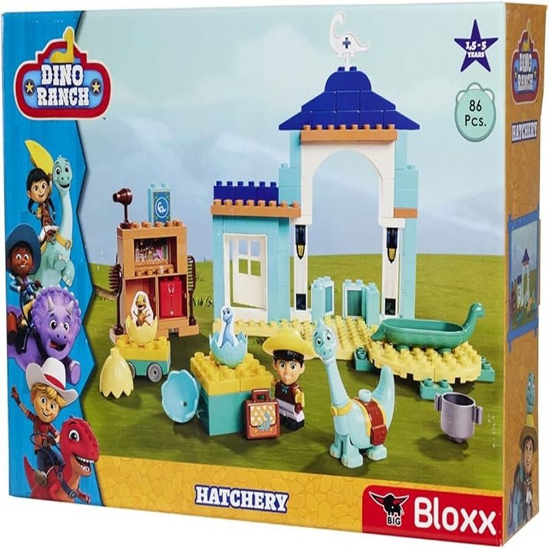 Constructor Big Bloxx Dino Ranch - Ferma de dinozauri, 86 piese