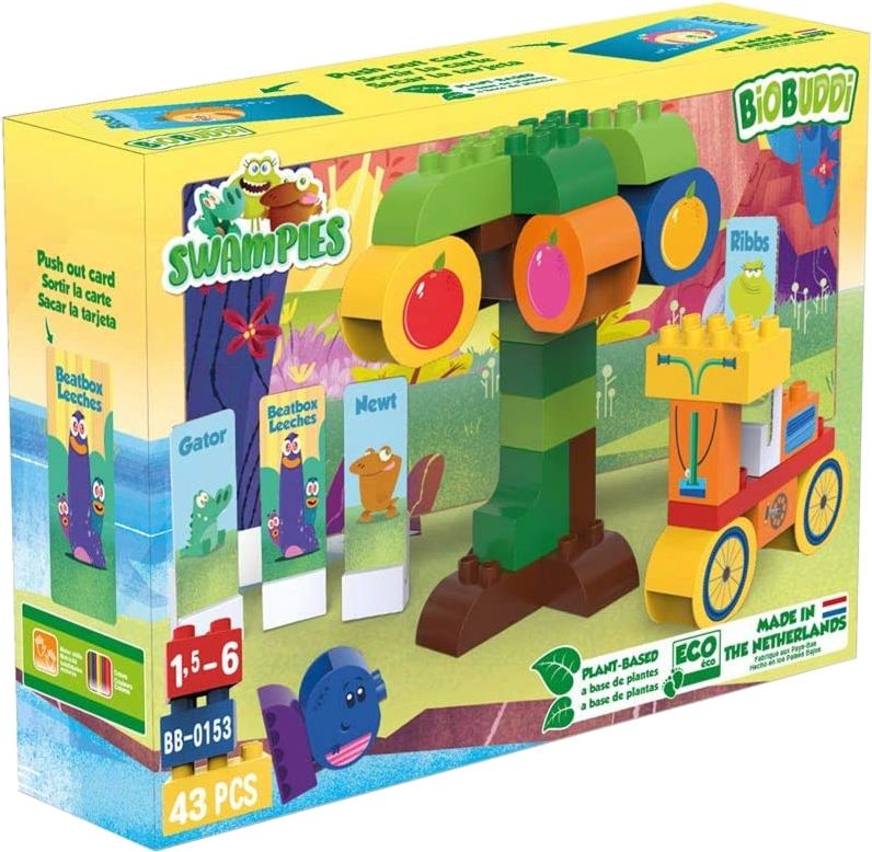 Constructor BioBuddi Swampies - Monstru, 43 de piese