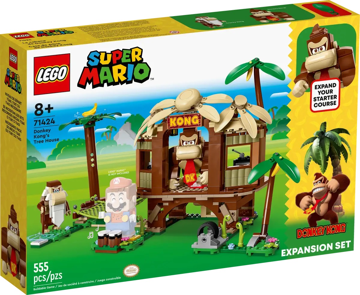 Constructor suplimentar LEGO Super Mario - Casa lui Donkey Kong (71424)
