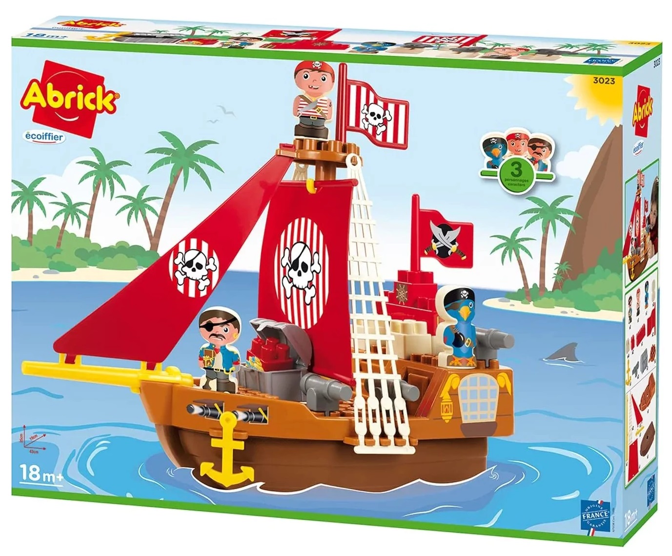 Constructor Ecoiffier - Pirate Ship Abrick