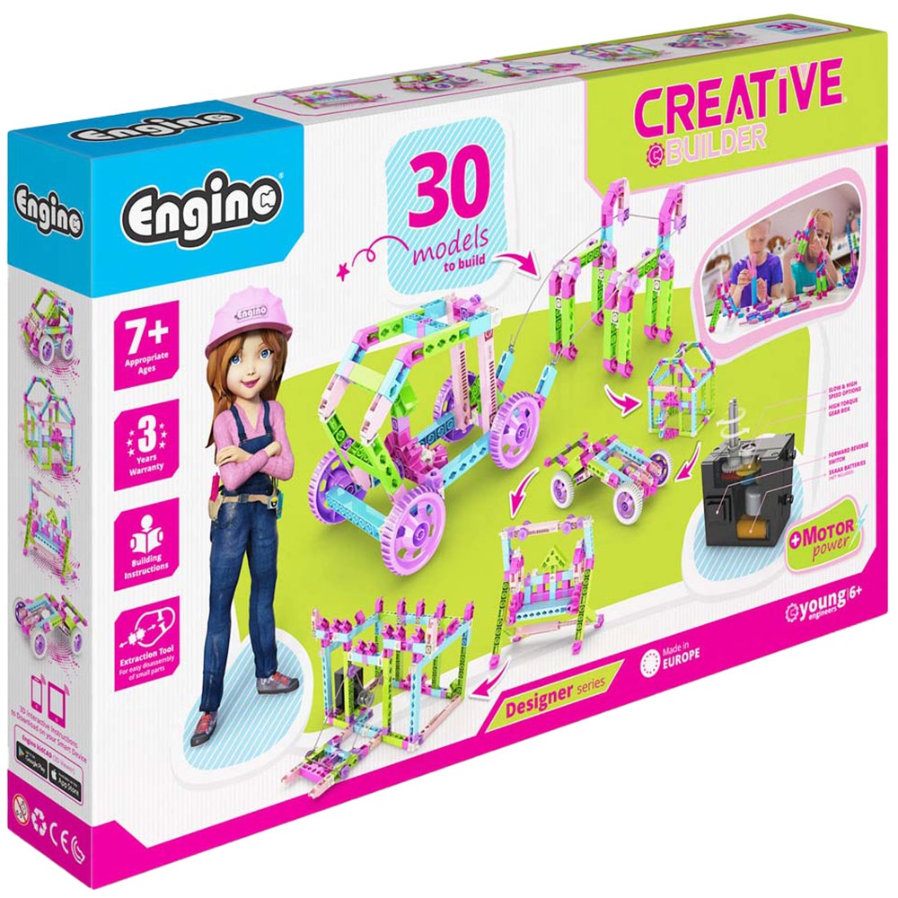 Set de construcție Engino Creative - 30 de modele pentru fete