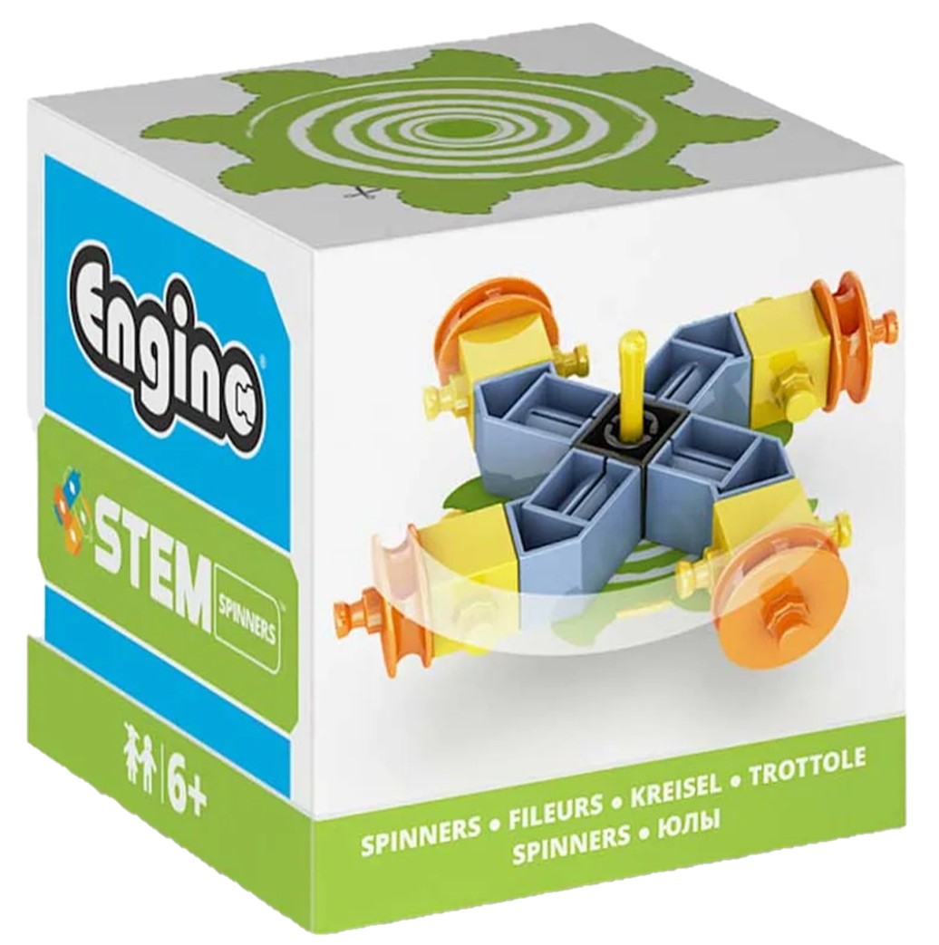 Constructor Engino Stem - Spinner, verde
