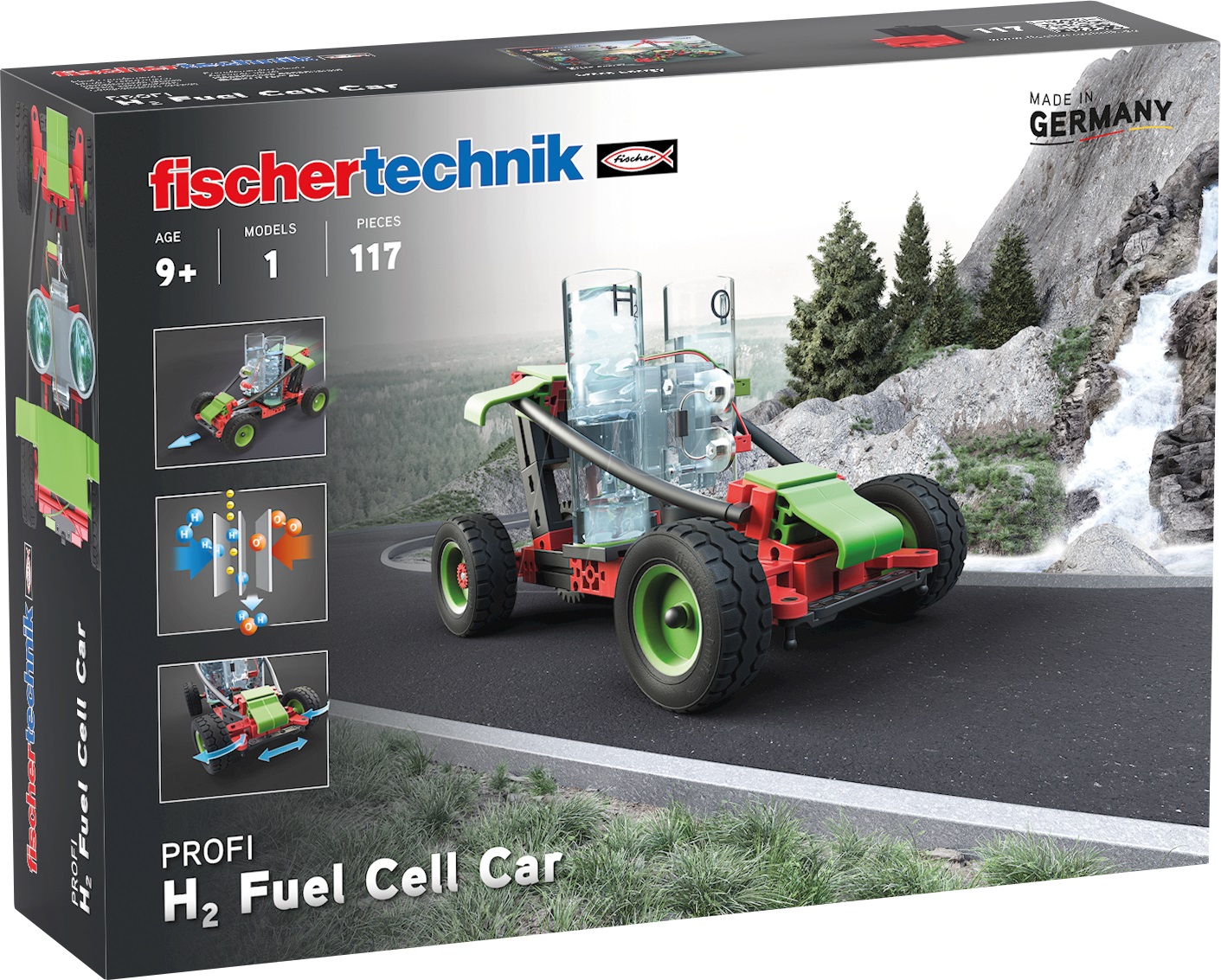 Constructor Fischertechnik Profi - Mașină cu celulă de combustibil H2
