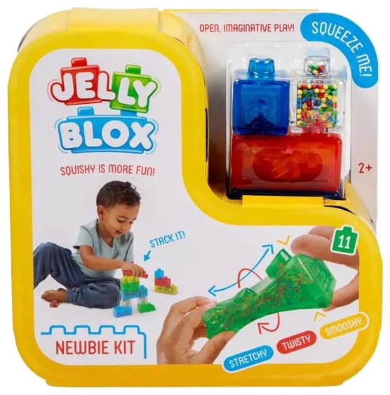 Constructor Goliath - Jelly Blox, cu blocuri moi, 11 piese