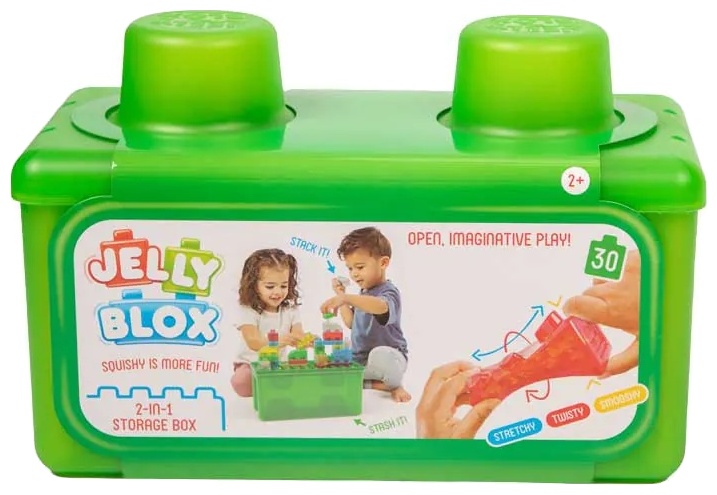 Constructor Goliath - Jelly Blox, cu blocuri moi, 30 piese