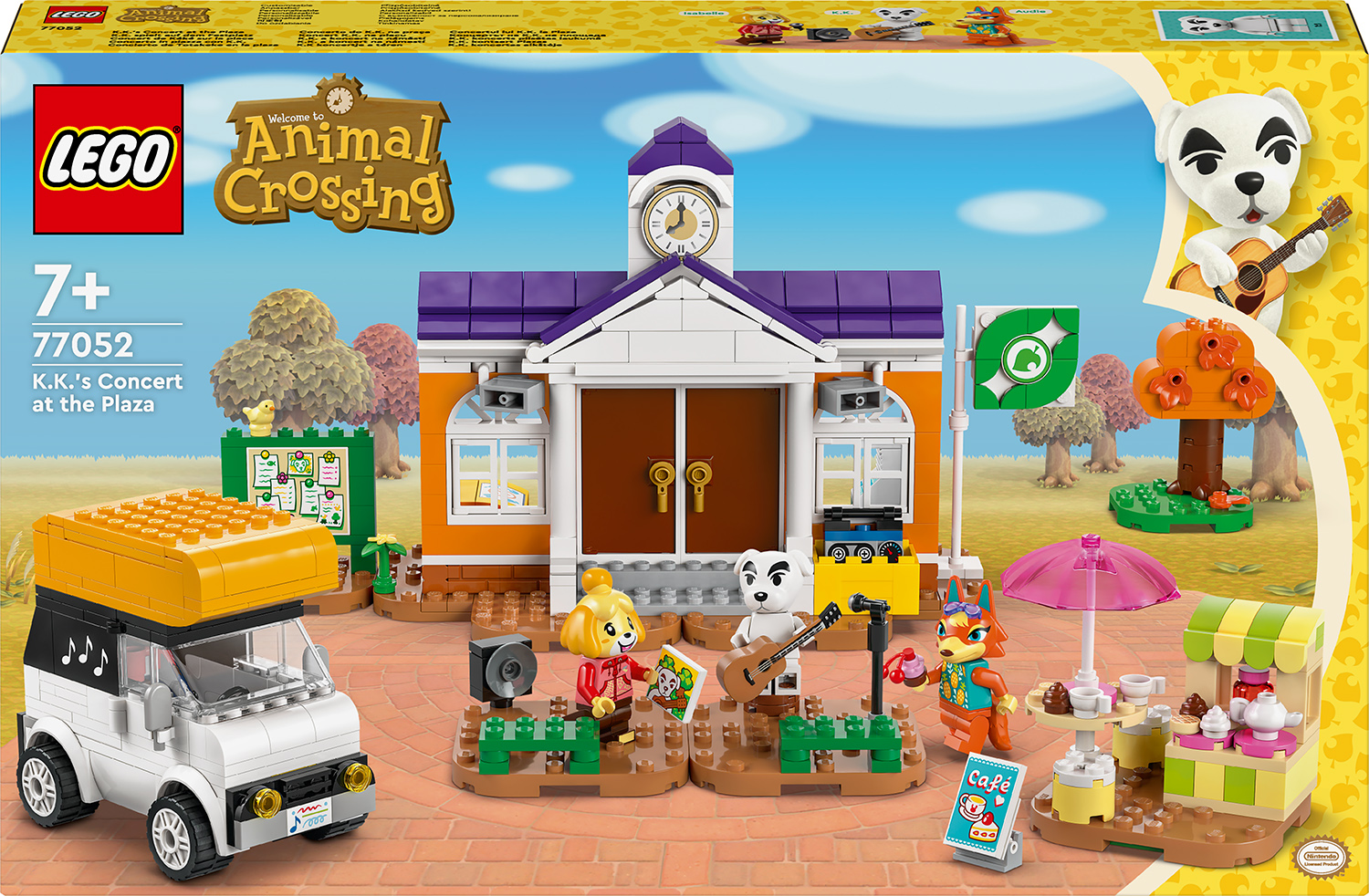 Constructor LEGO Animal Crossing - Concertul lui K.K. pe piață (77052)