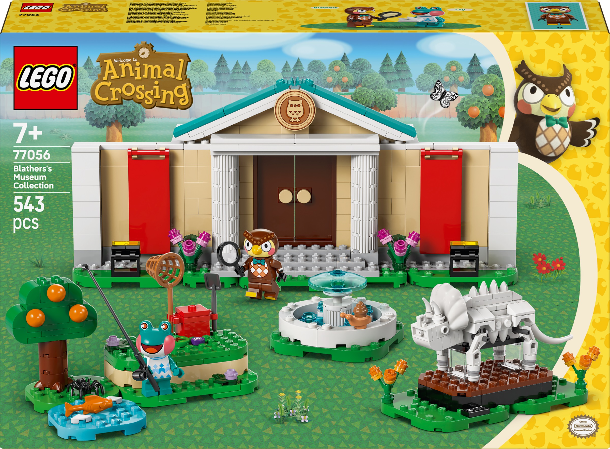Constructor LEGO Animal Crossing -Colecția muzeală de Blathers (77056)