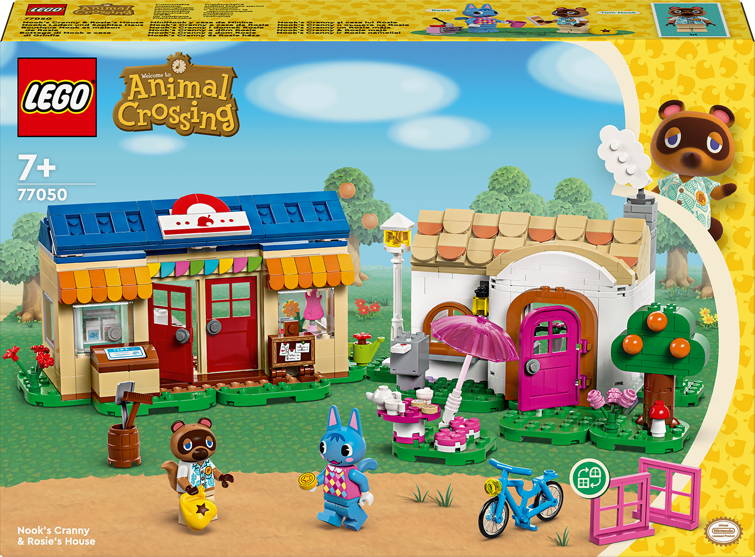 Constructor LEGO Animal Crossing - Tom Nook și Rosie (77050)