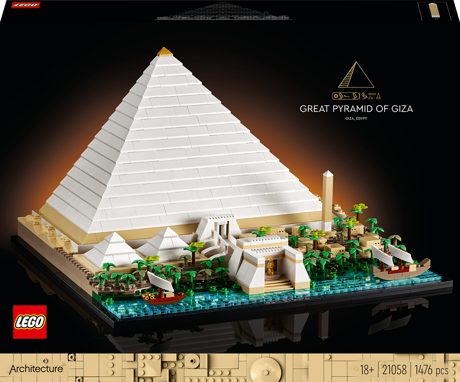 Constructor Lego Architecture - Marea Piramida din Giza (21058)