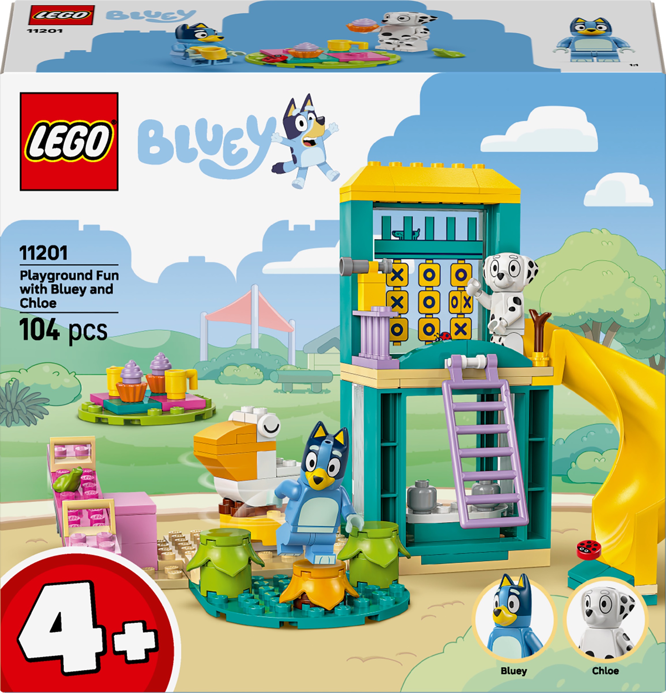 Constructor LEGO Bluey - În locul de joacă cu Bluey și Chloe (11201)