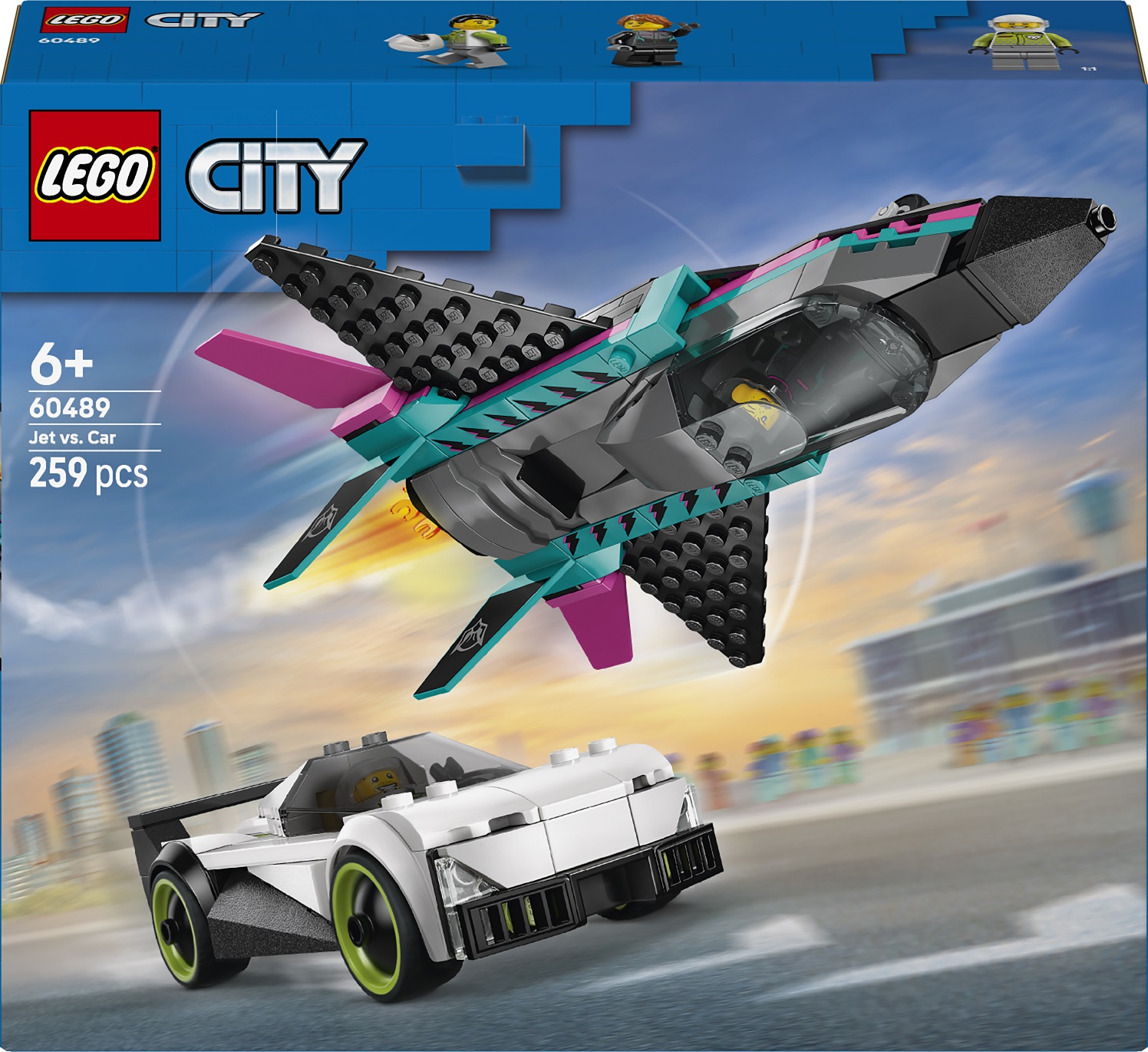 Constructor LEGO City -Avion vs. mașină (60489)