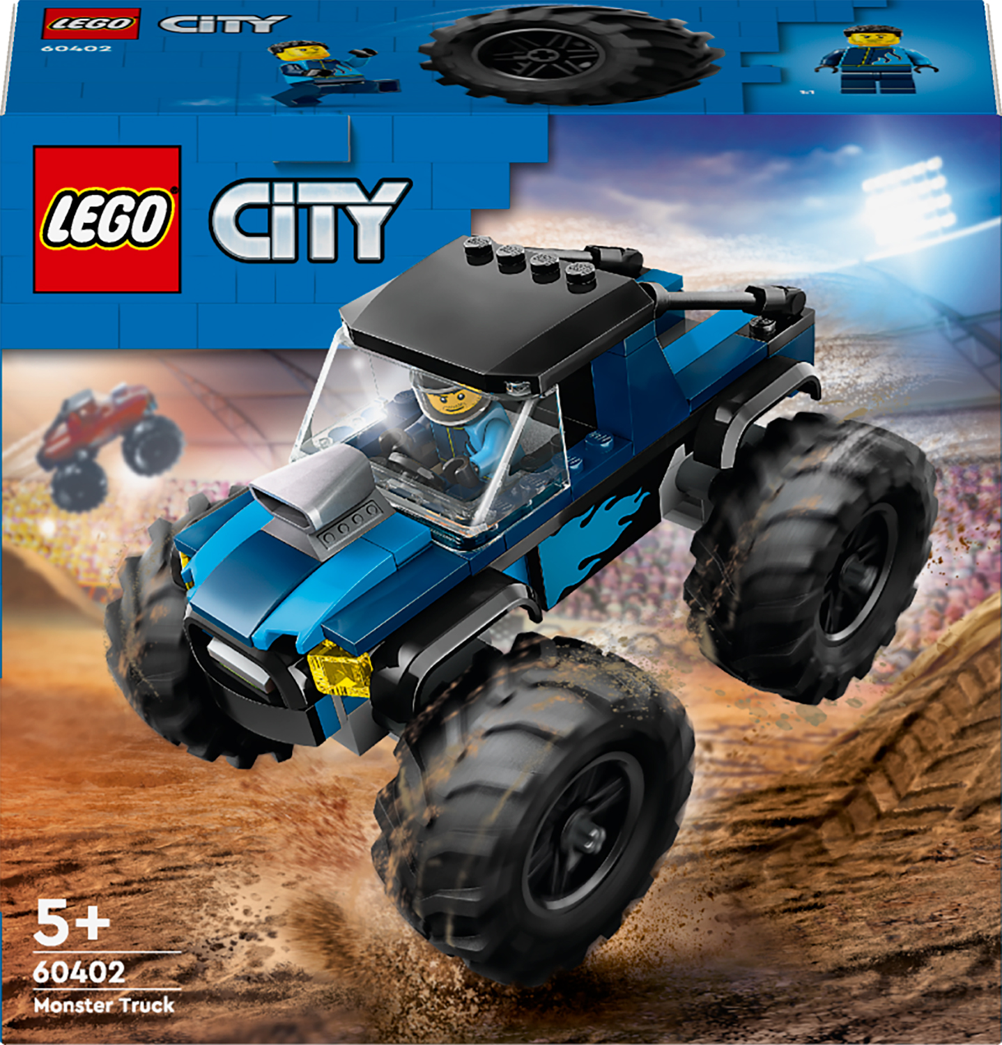 Constructor LEGO City Great Vehicles - Camion monstru albastru (60402)