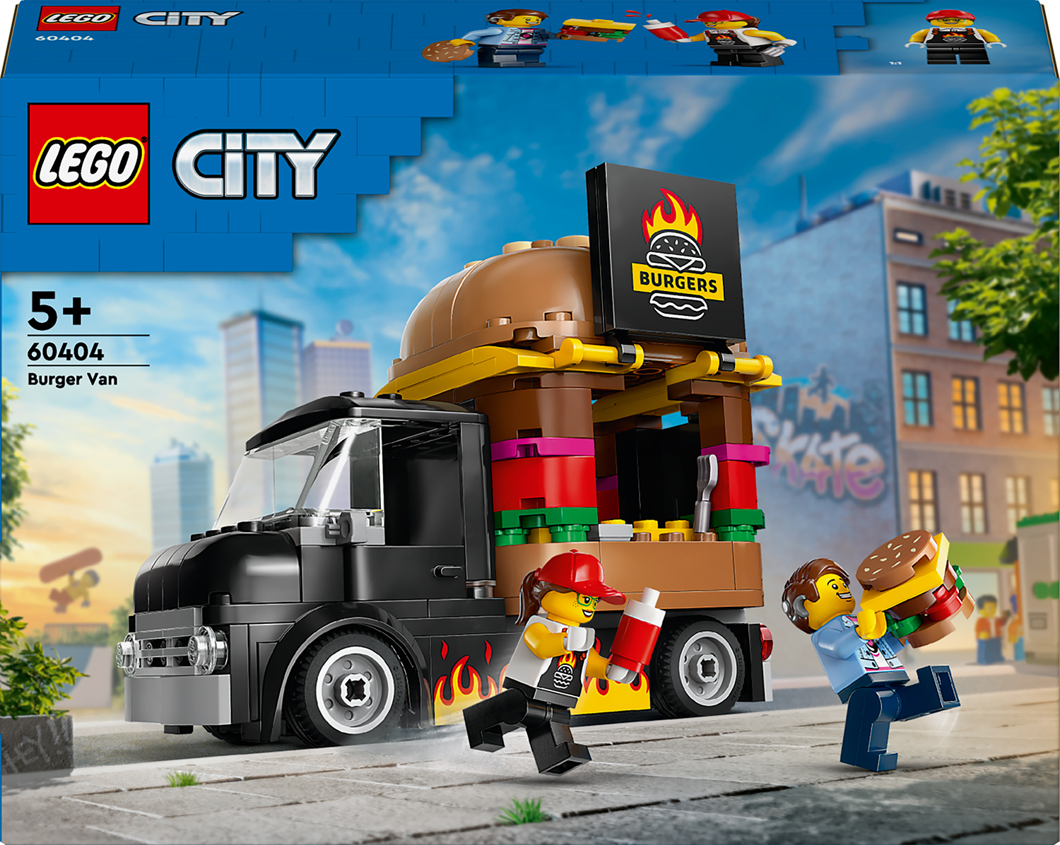 Constructor LEGO City - Un camion de burgeri (60404)