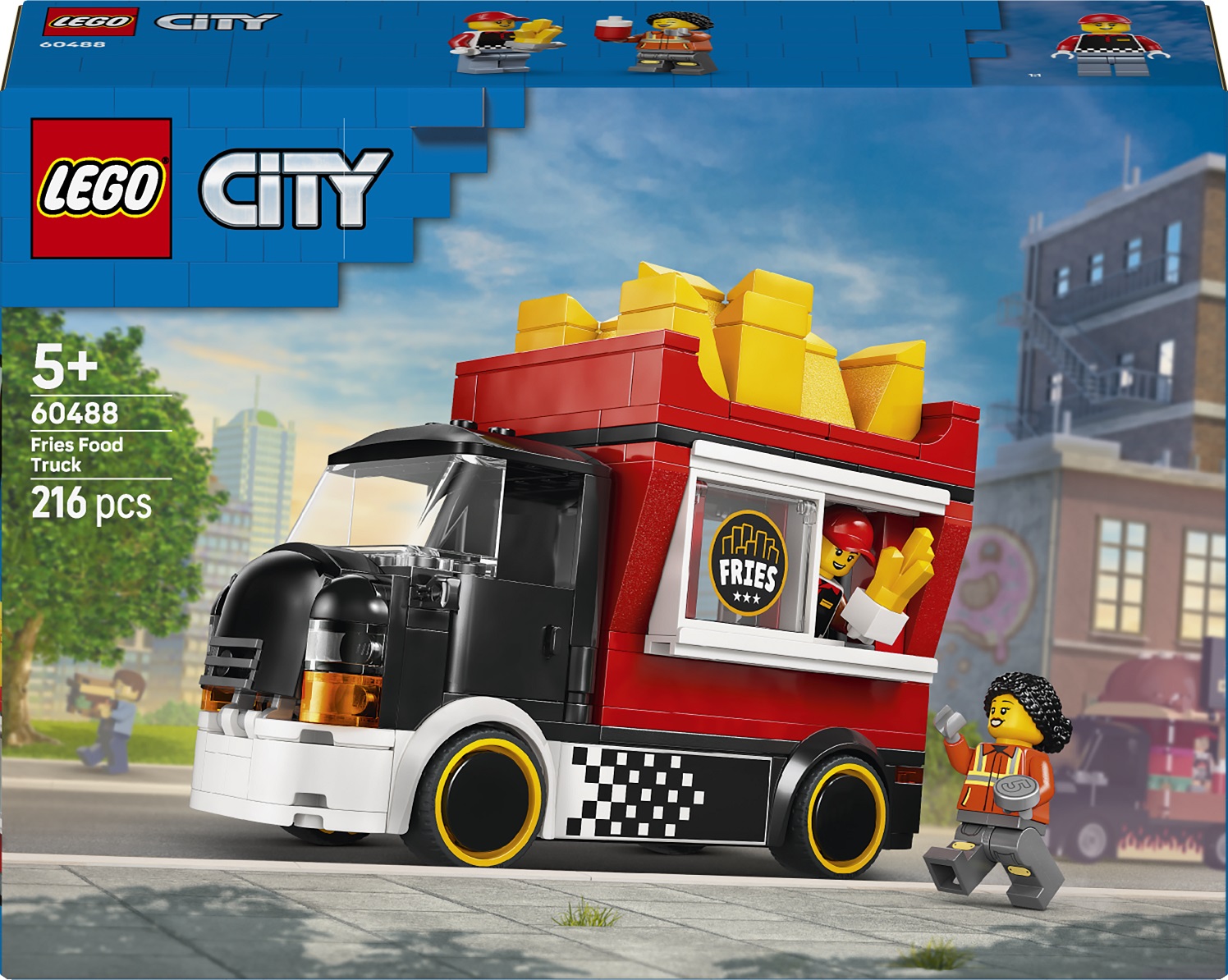 Constructor LEGO City - Camion cu cartofi prăjiți (60488)
