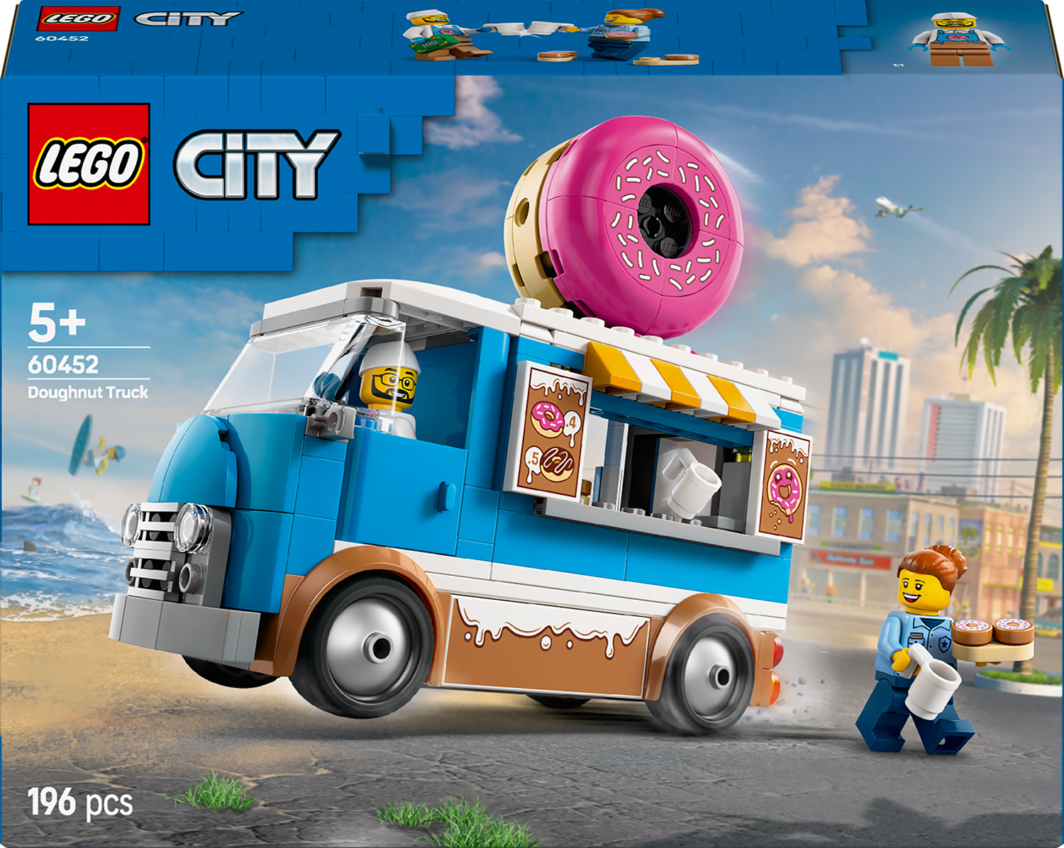 Constructor LEGO City - Camion cu gogoși (60452)
