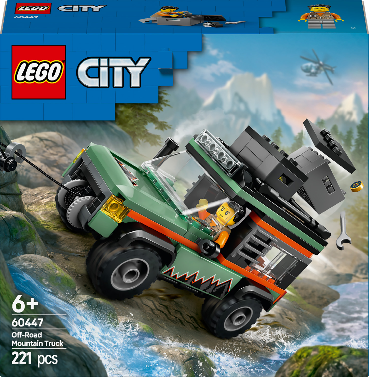 Constructor LEGO City - Camion de munte offroad 4x4 (60447)