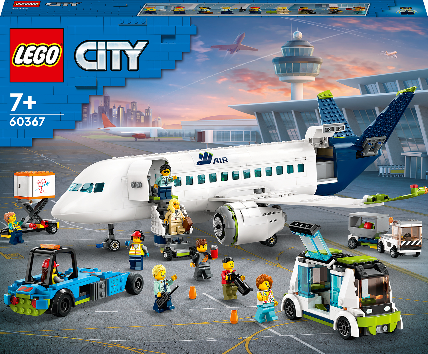Constructor LEGO City - Avion de pasageri (60367)