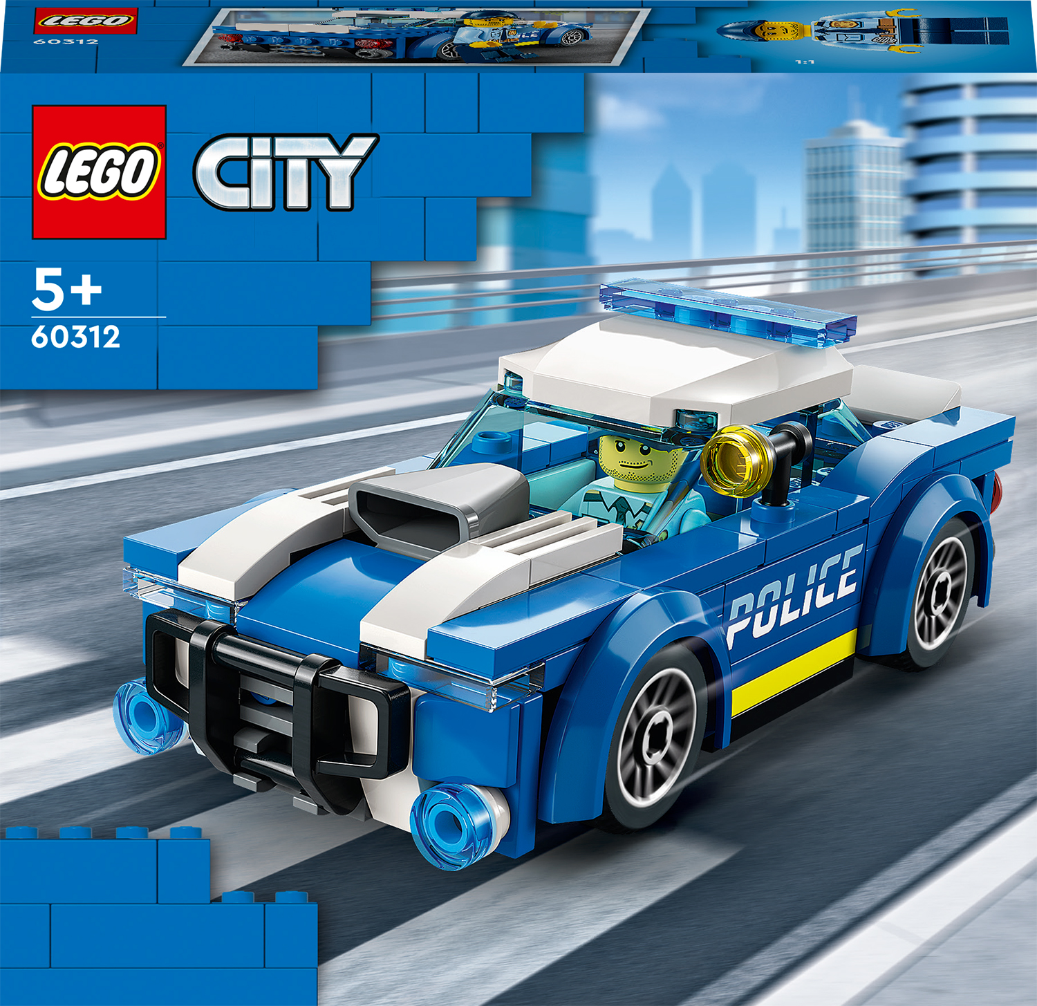 Constructor Lego City - Masina de politie (60312)