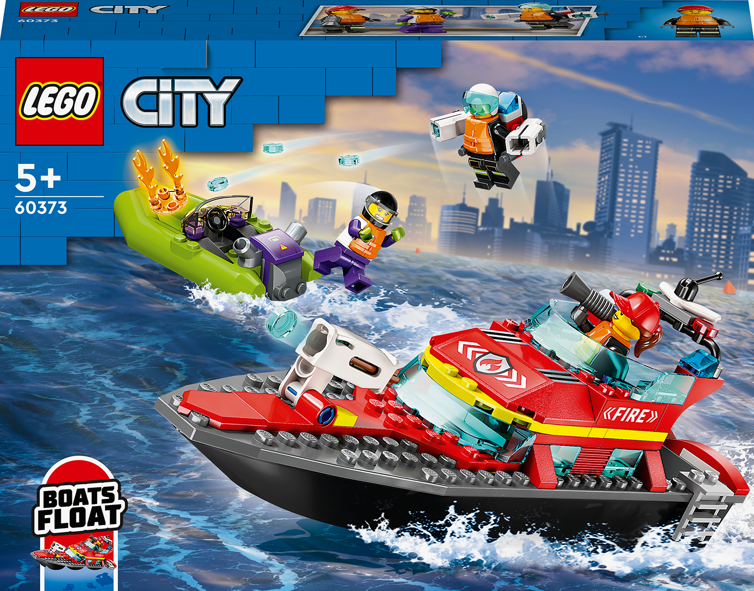Constructor LEGO City - Barcă de salvare (60373)