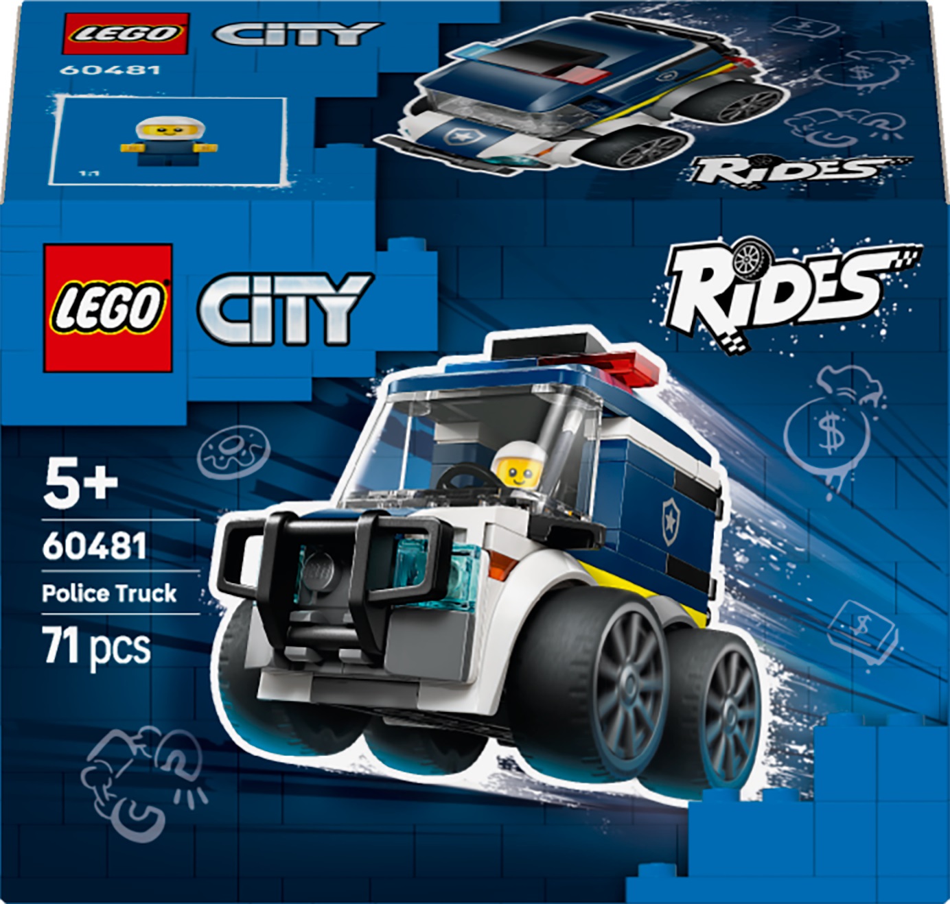 Constructor LEGO City - Vehicule: Camionetă de poliție (60481)