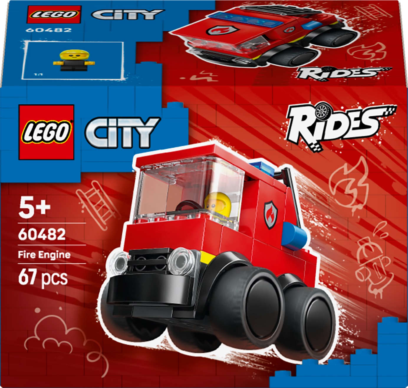 Constructor LEGO City - Vehicule: Autospecială de pompieri (60482)