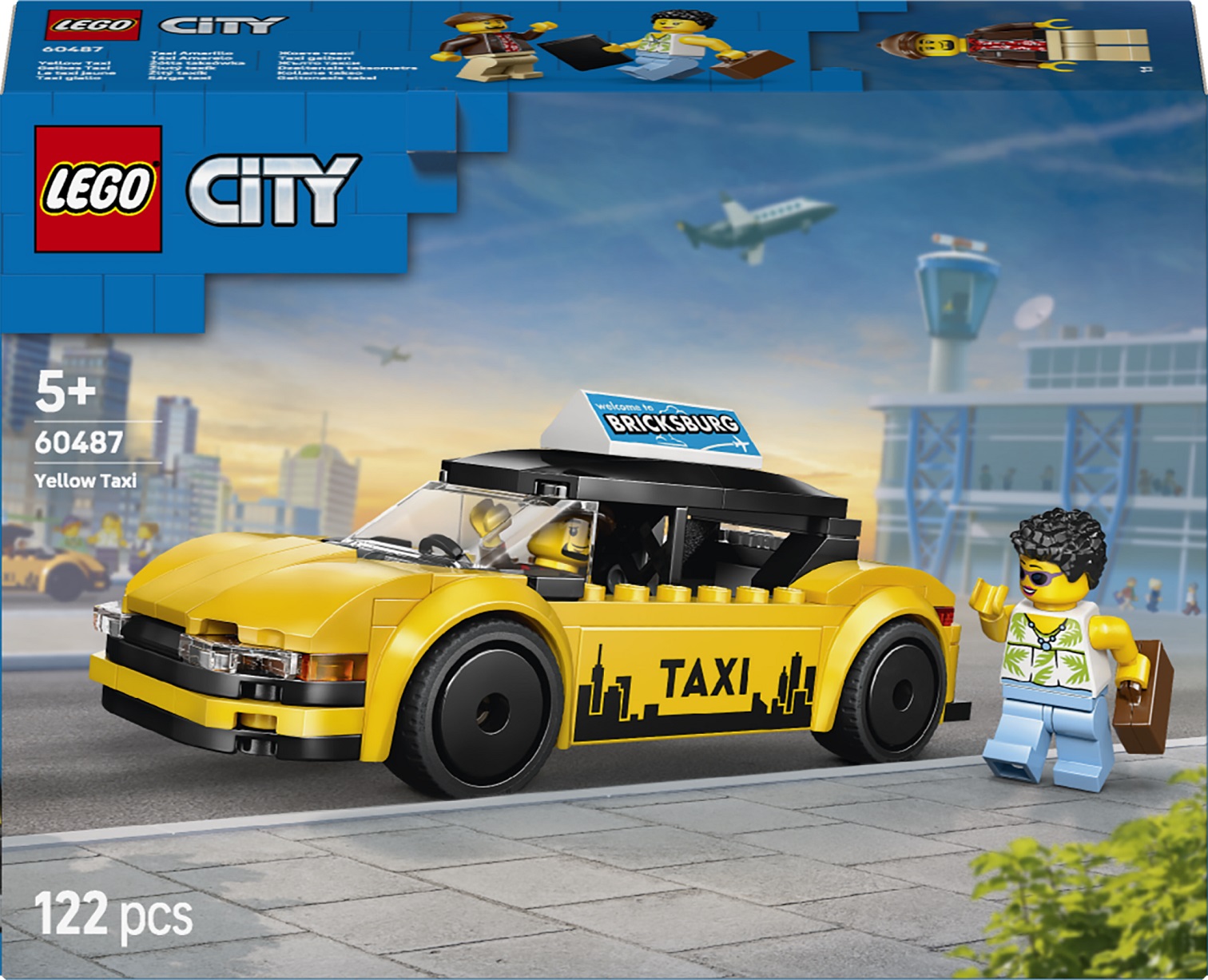 Constructor LEGO City - Taxi galben (60487)