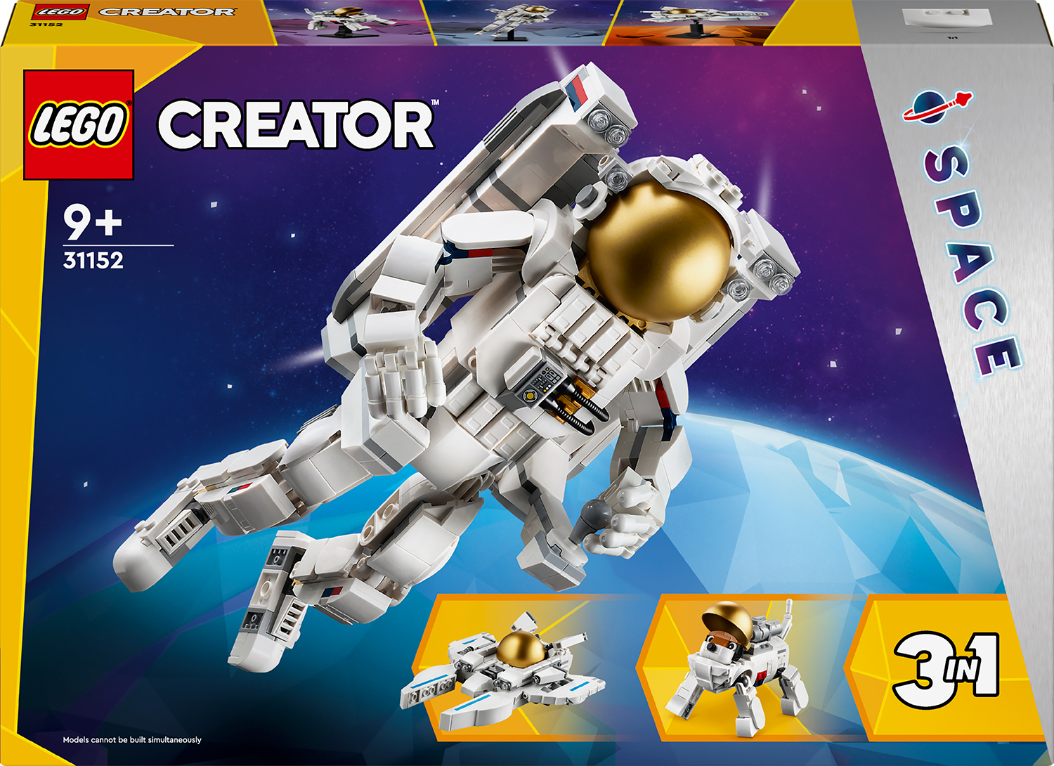 Constructor LEGO Creator 3 în 1 - Astronaut(31152)
