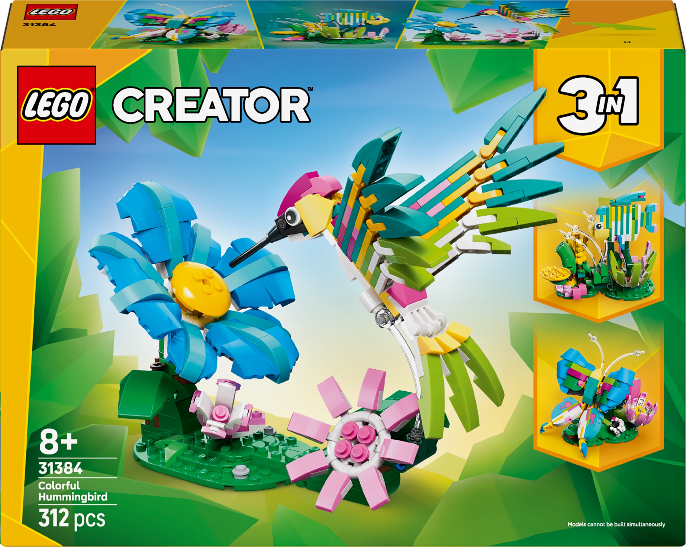 Lego Creator 3 in 1: Animale salbatice. Colibri colorat - imagine 2