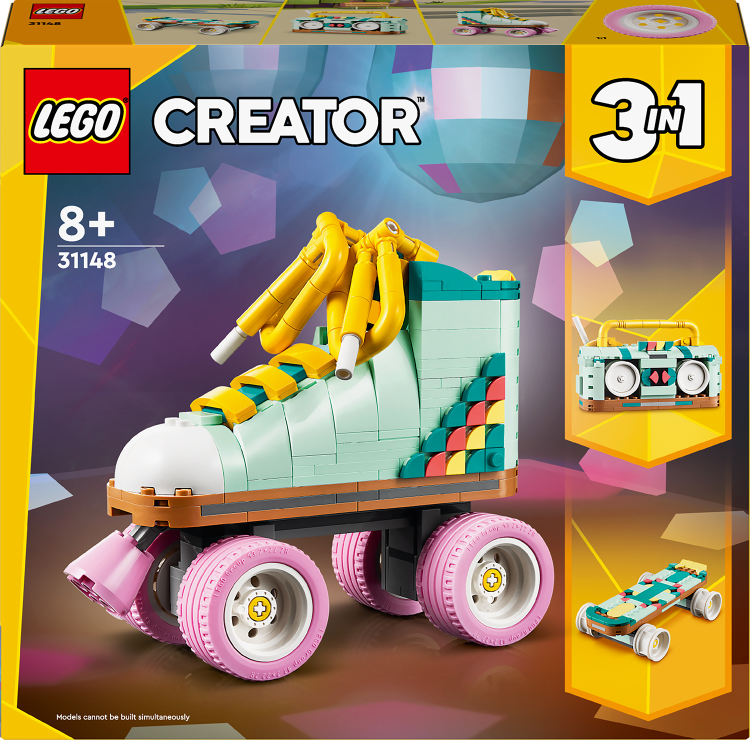 Lego Creator 3 in 1. Patina cu rotile retro - imagine 2