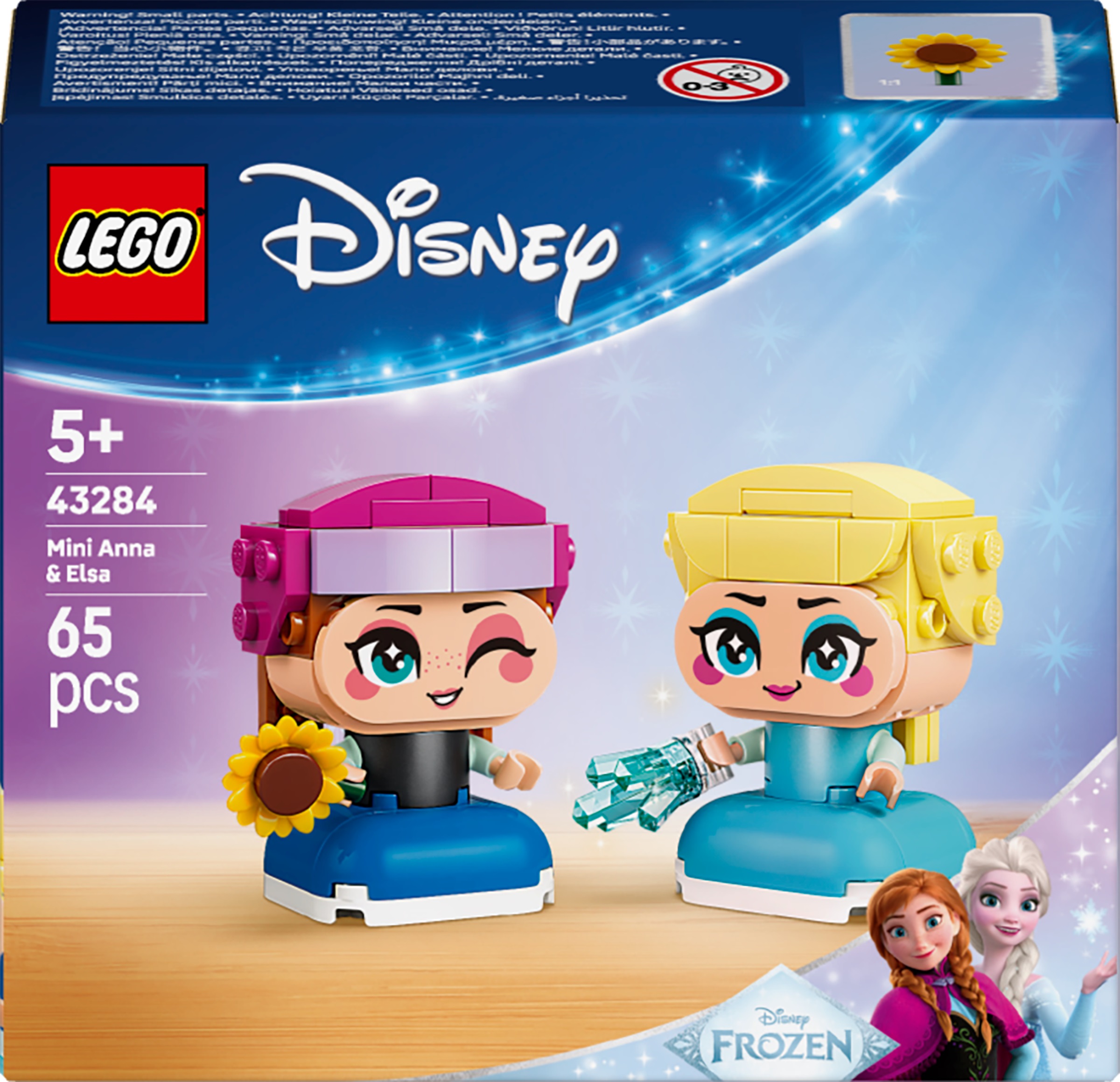 Constructor LEGO Disney - Mini Anna și Elsa (43284)