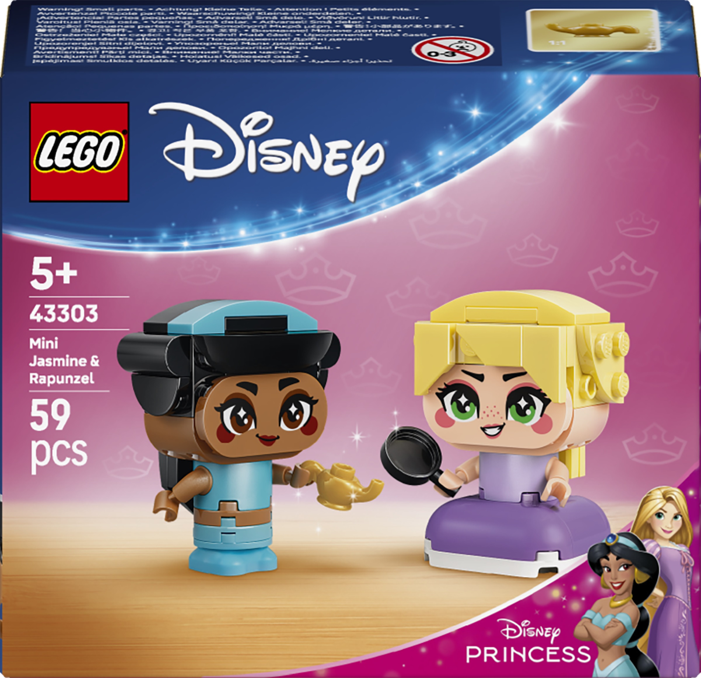 Lego Disney Princess: Miniprintesele Jasmine si Rapunzel - imagine 2