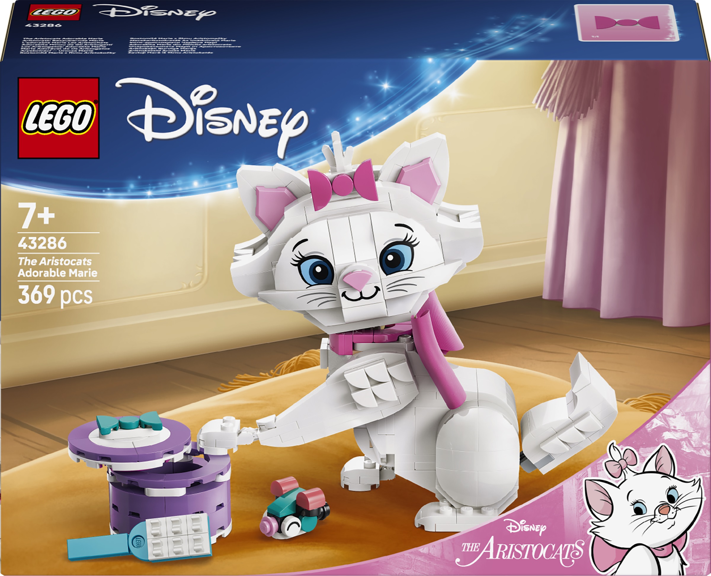 Constructor LEGO Disney - Fermecătoarea Marie din Aristocrații (43286)