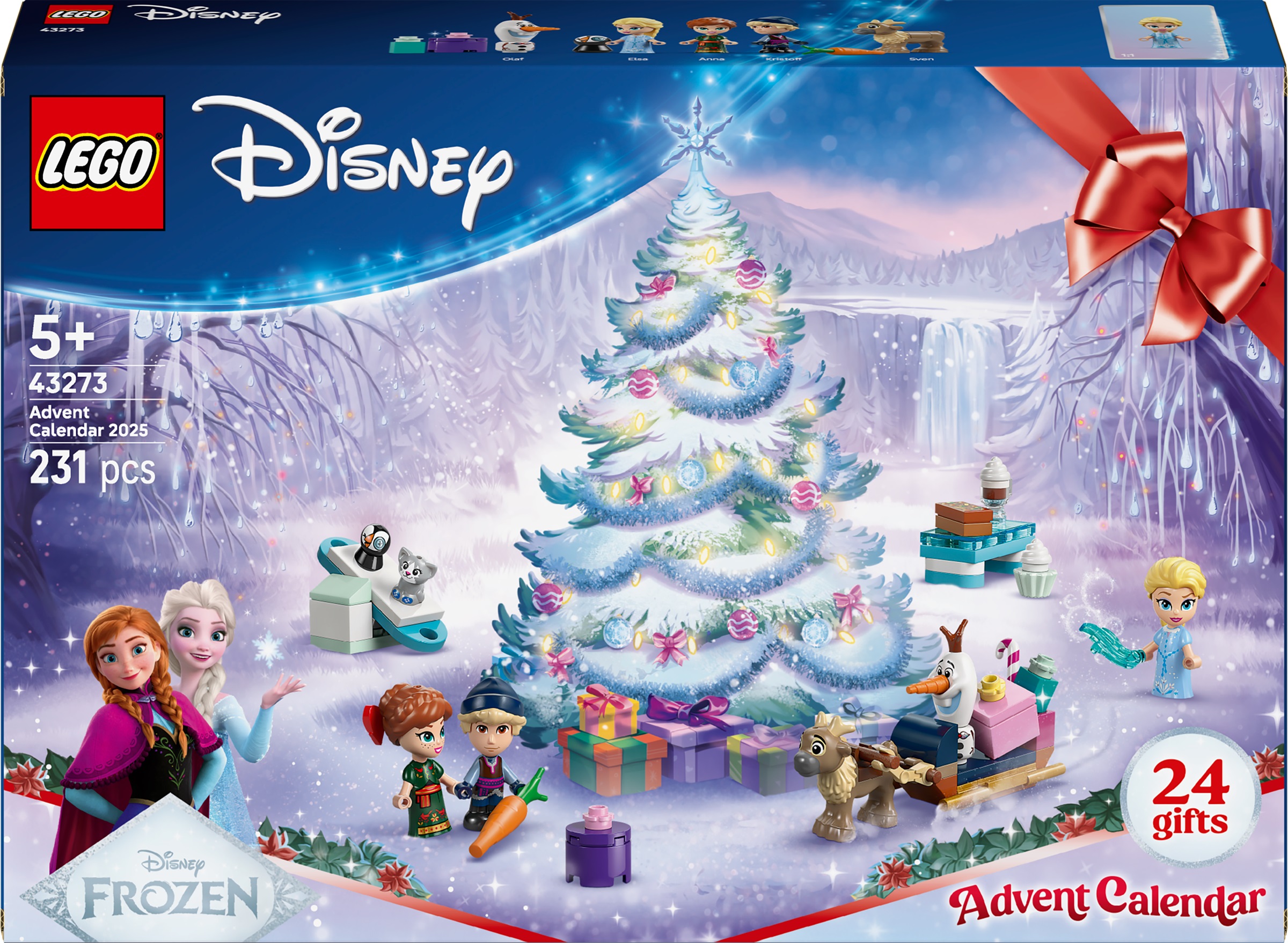Constructor LEGO Disney Princess - Calendar de Crăciun 2025 (43273)