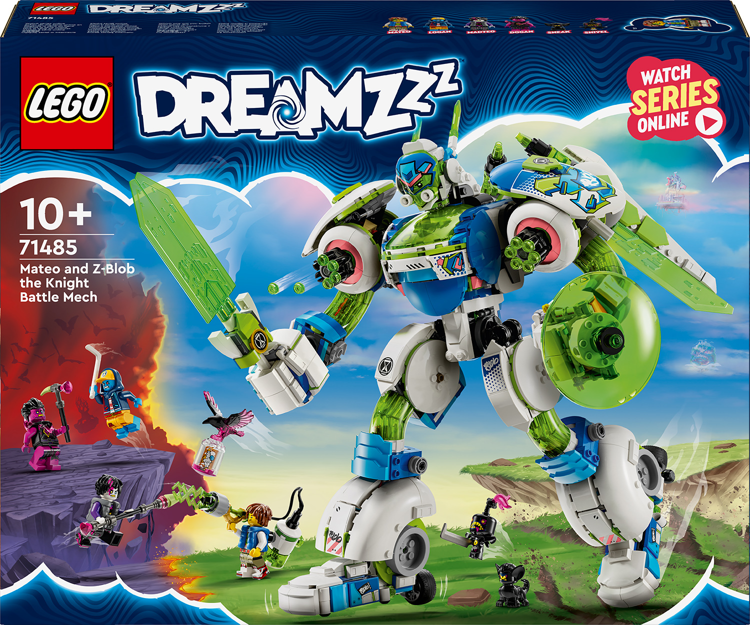 Constructor LEGO DreamZzz - Robotul de luptă al lui Mateo și Z-Blob  (71485)