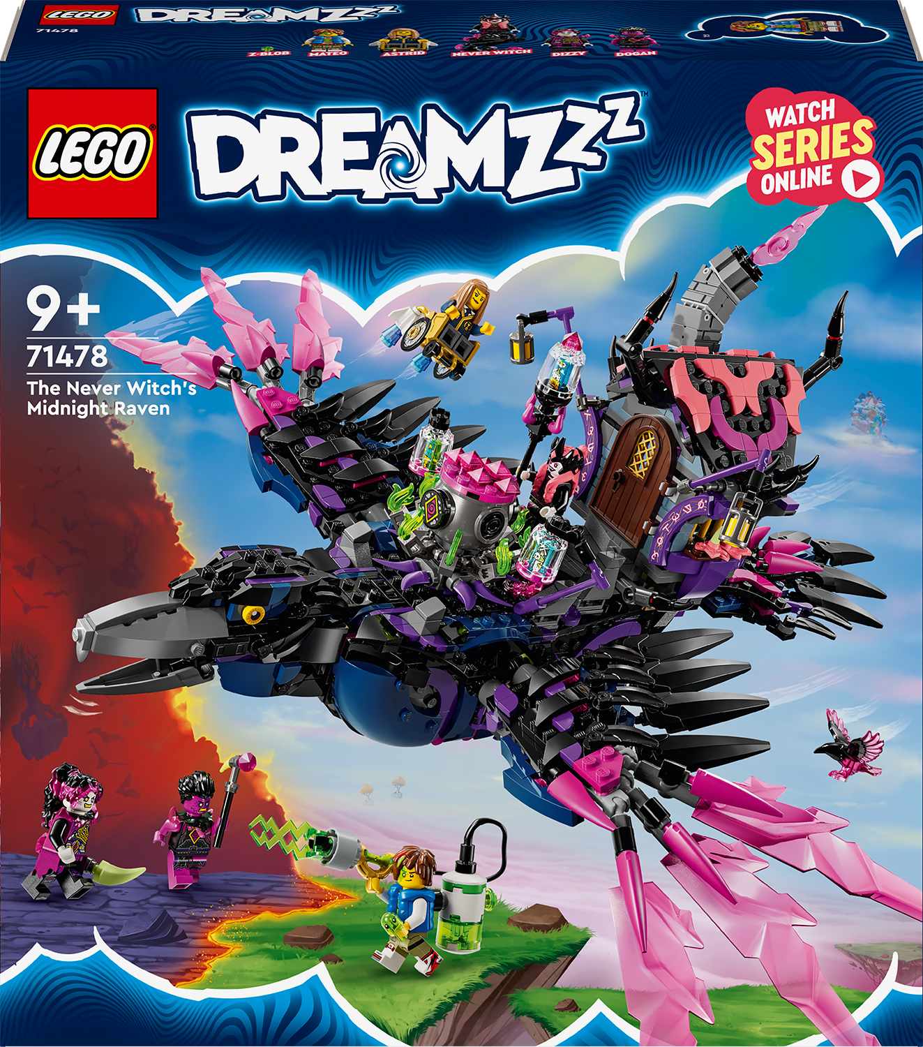 Constructor LEGO DreamZzz - Corbul vrăjitoarei  (71478)