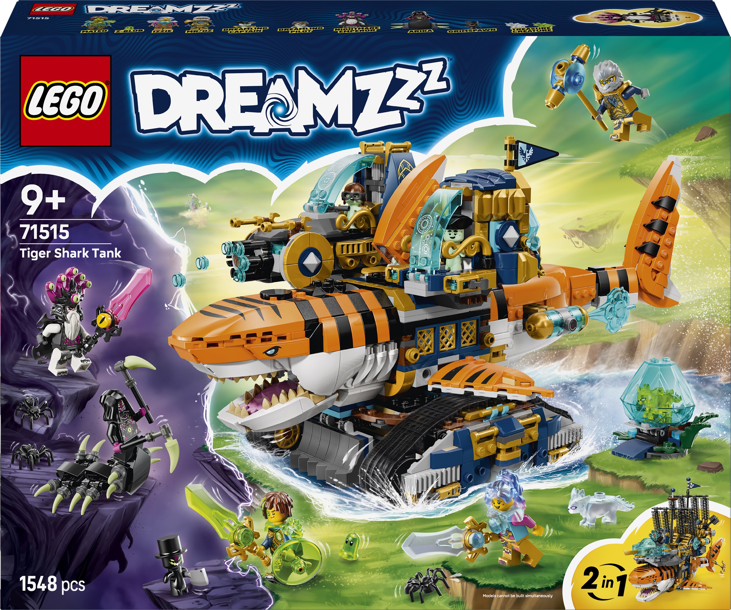 Constructor LEGO DREAMZzz -Acvariu cu rechini tigru (71515)