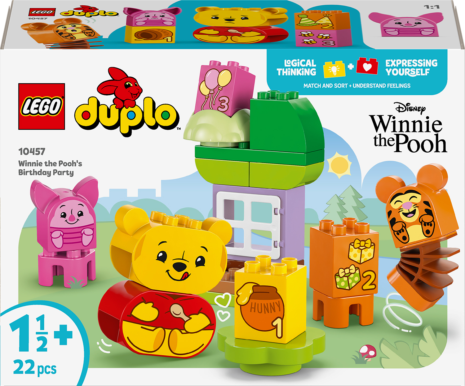 Constructor LEGO Duplo - Petrecere de aniversare Winnie the Pooh (10457)