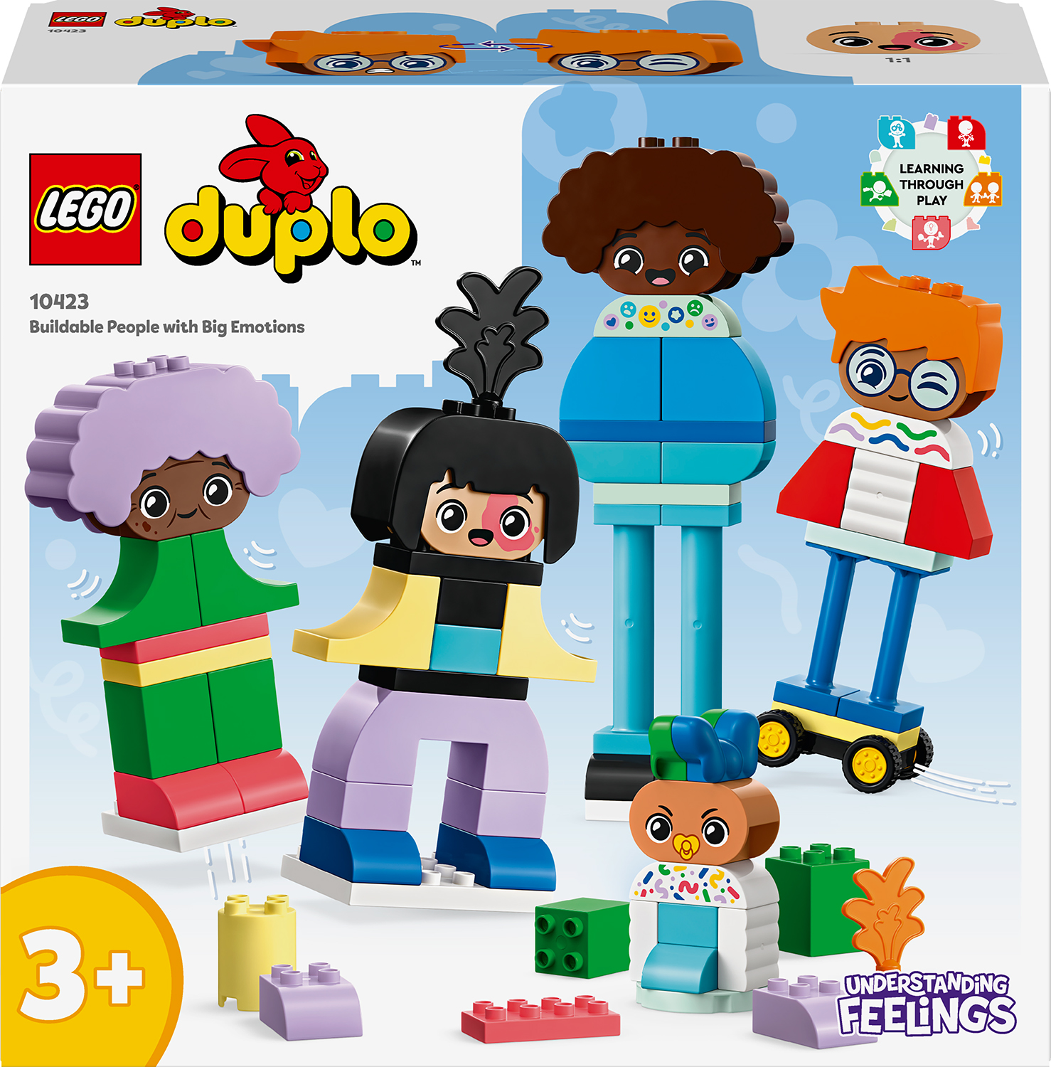 Constructor LEGO Duplo - Oameni prefabricați cu emoții mari (10423)
