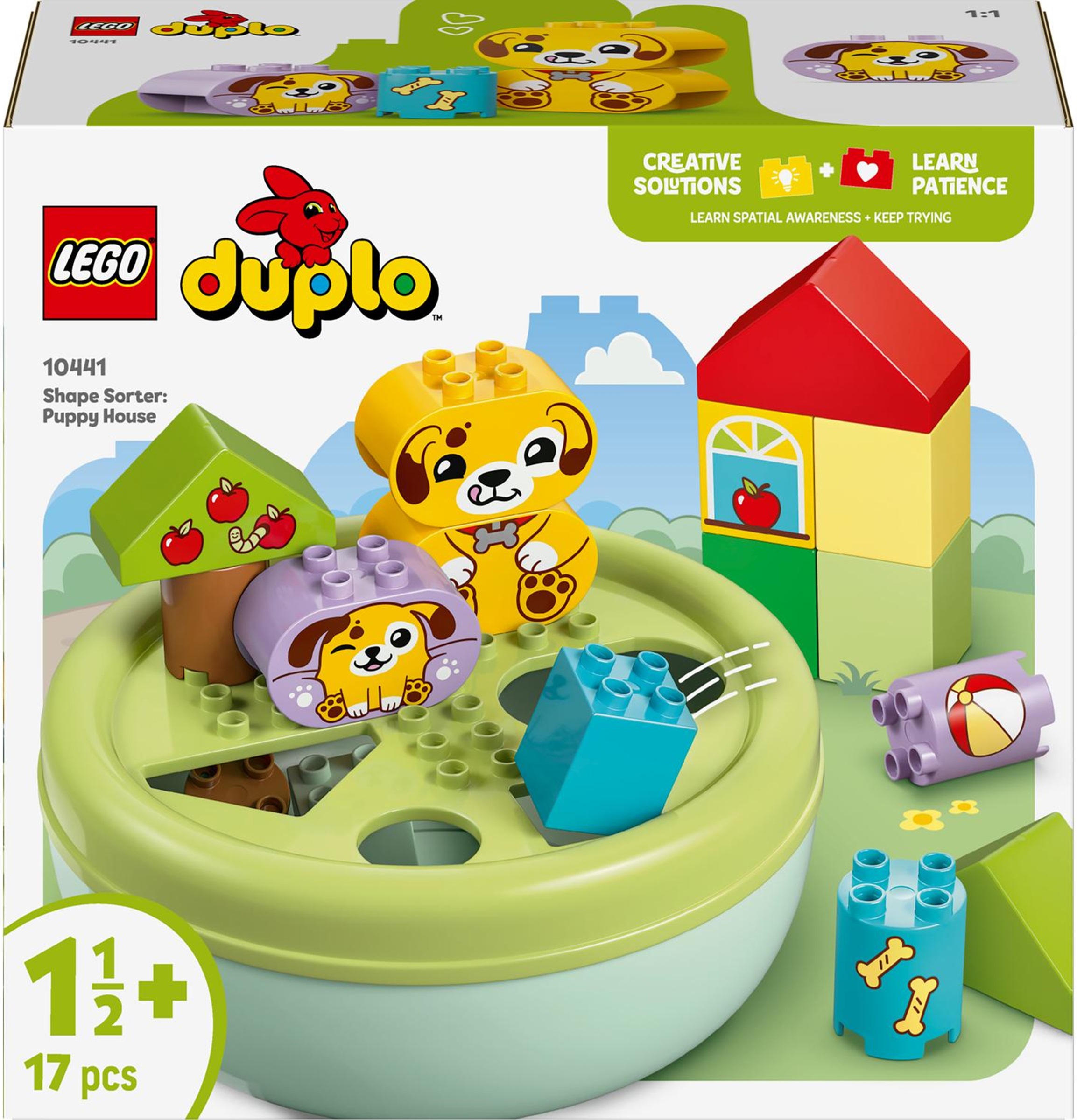 Constructor LEGO Duplo - Casă de sortare pentru căței (10441)