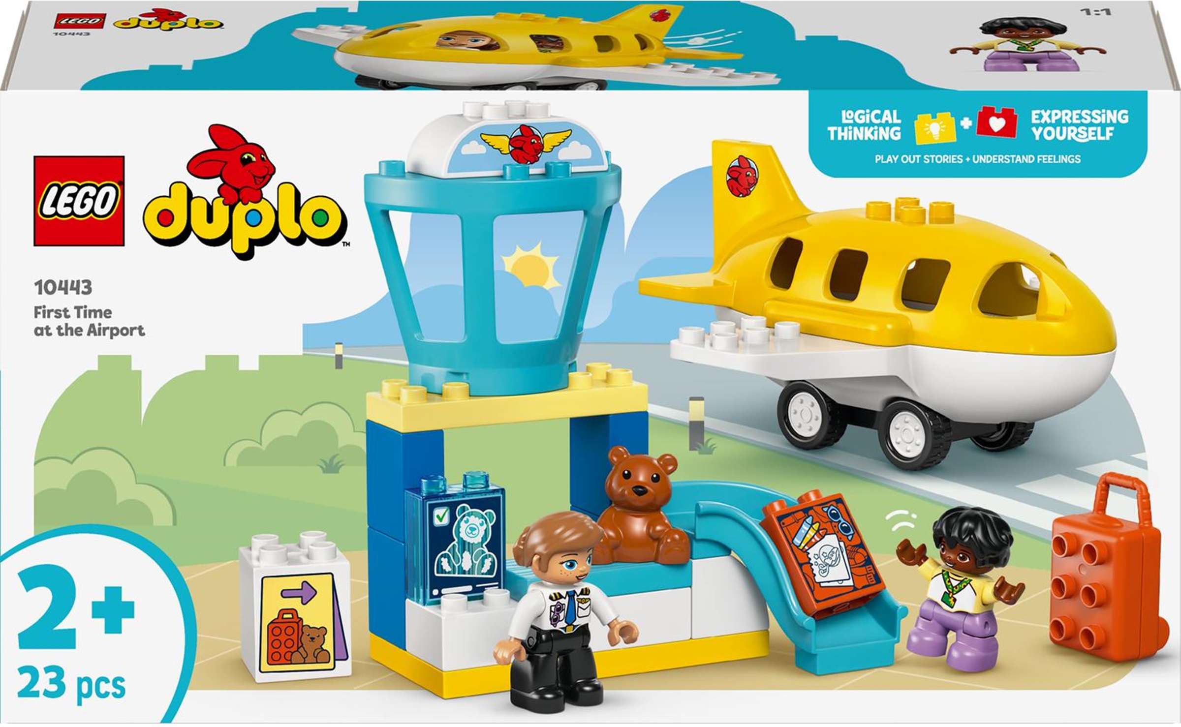 Constructor LEGO Duplo Town - Prima dată la aeroport (10443)