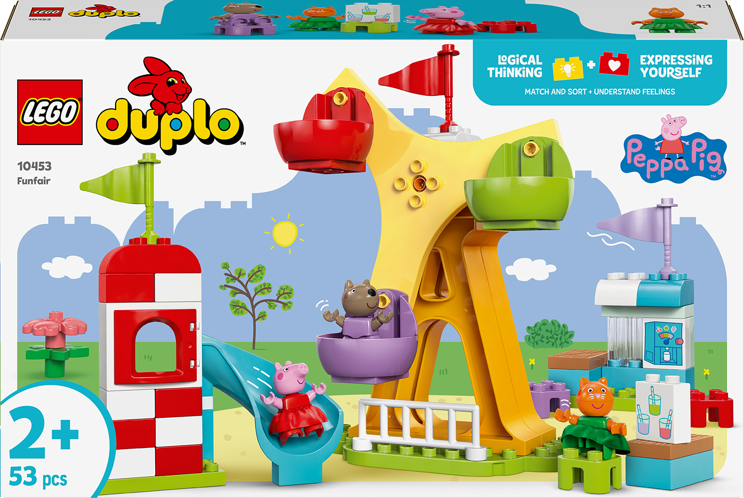 Constructor LEGO Duplo - Divertisment la târg (10453)