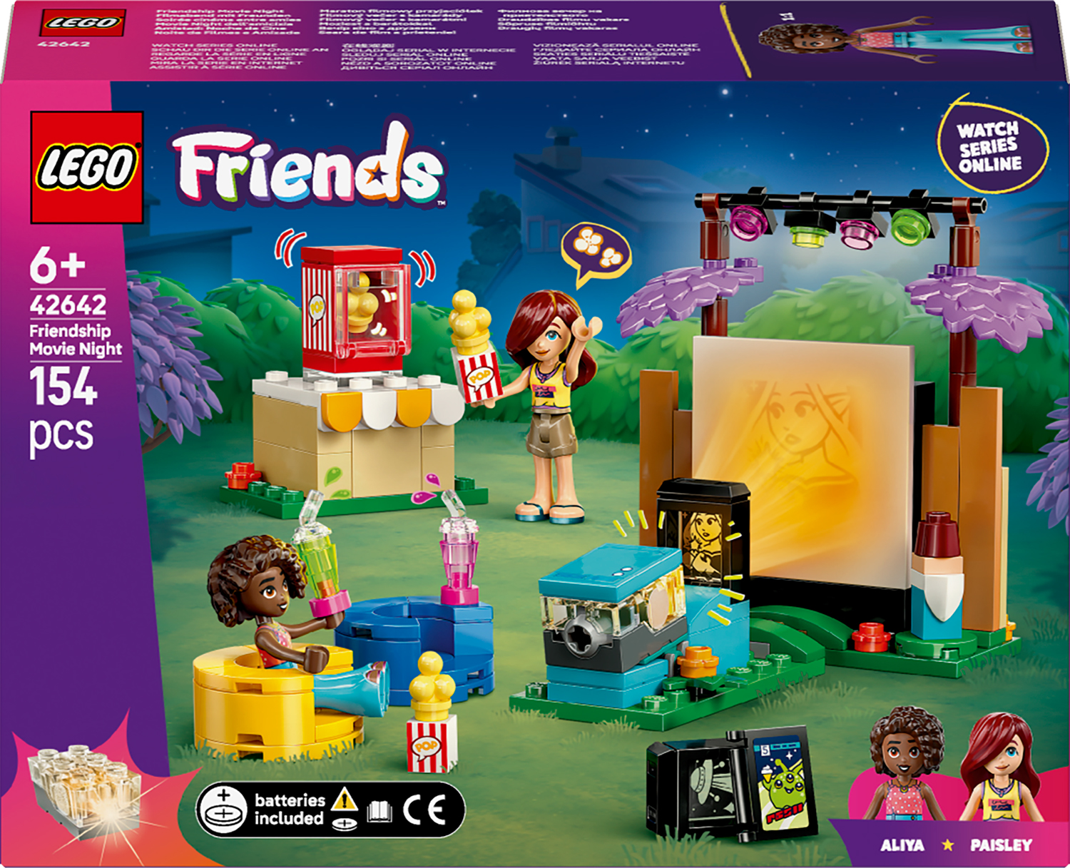 Constructor LEGO Friends - Seară de film despre prietenie (42642)