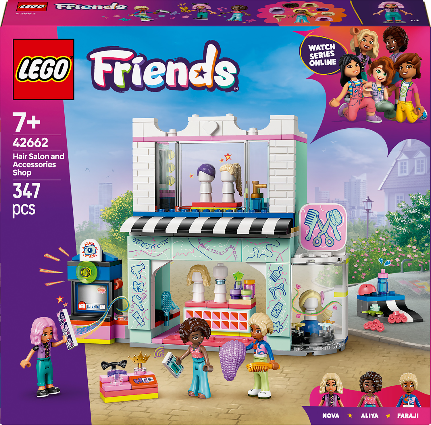 Constructor LEGO Friends - Magazin de coafura si accesorii (42662)