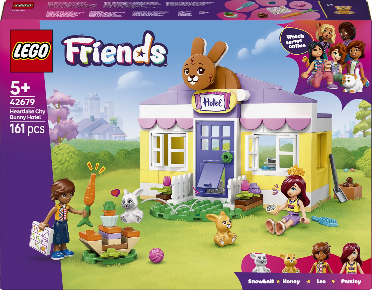 Constructor LEGO Friends - Hotelul Bunny din Heartlake City (42679)