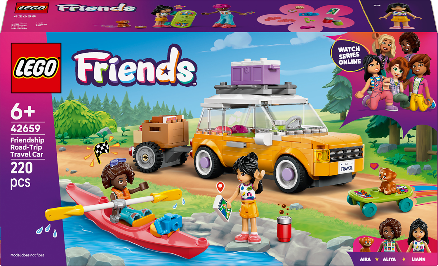 Constructor LEGO Friends - Mașină pentru o călătorie prietenoasă (42659)