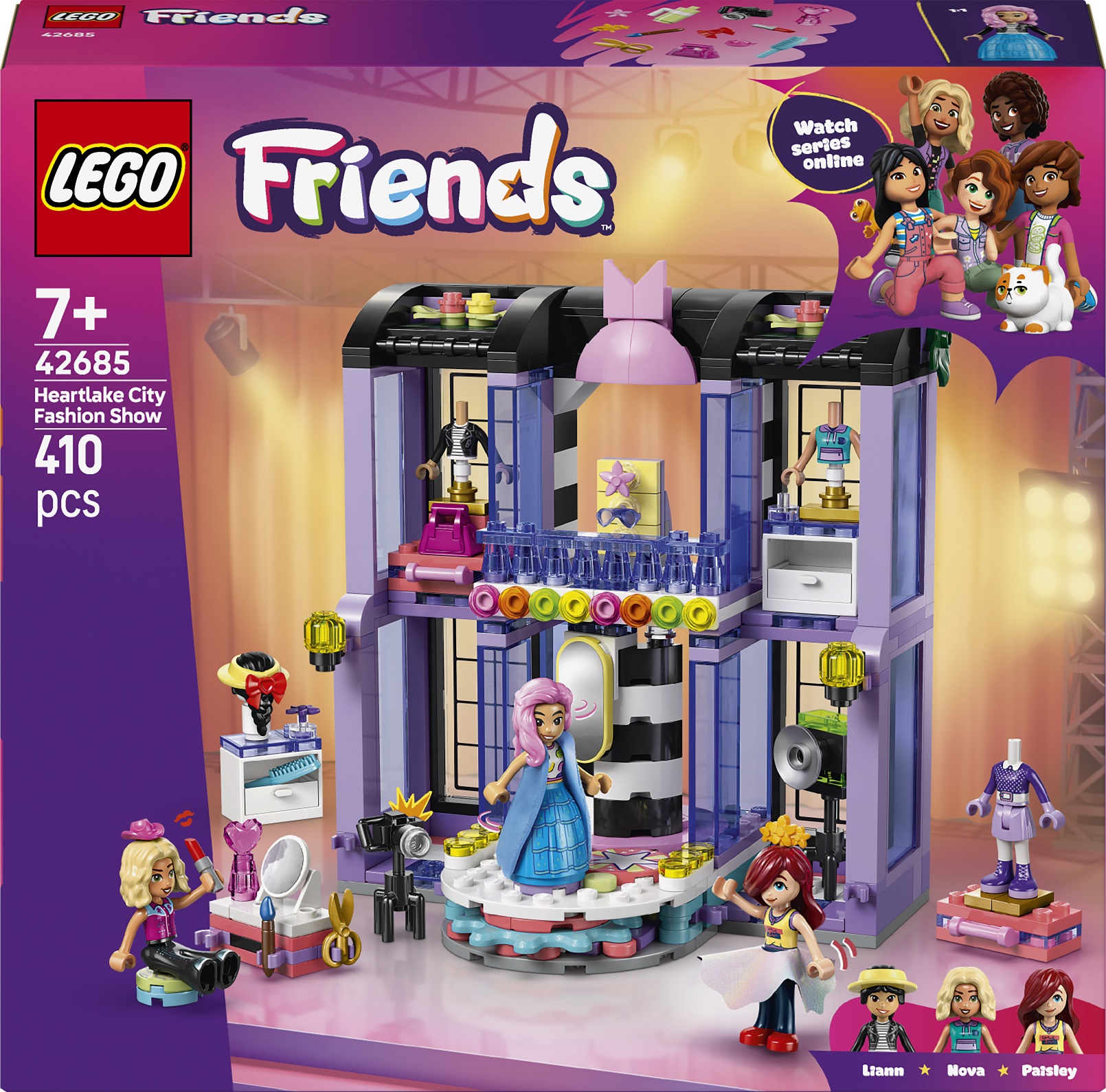 Constructor LEGO Friends - Prezentare de modă în Heartlake City (42685)