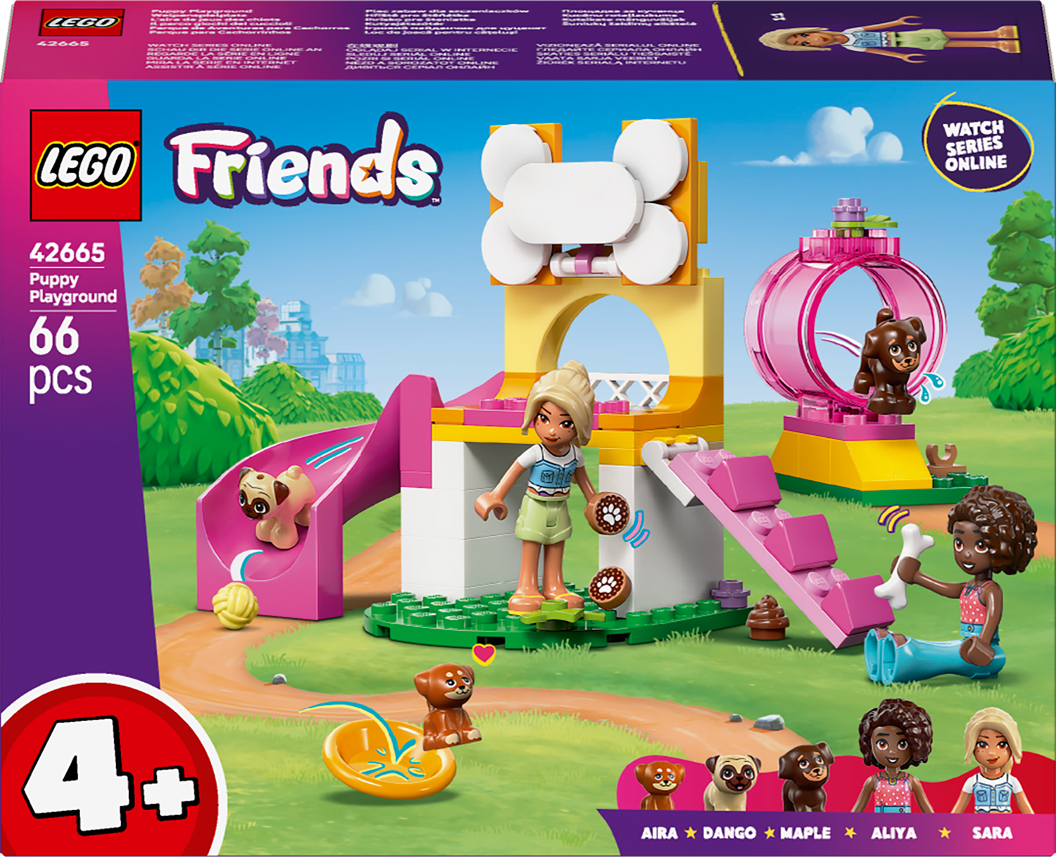 Constructor LEGO Friends - Loc de joacă pentru căței (42665)