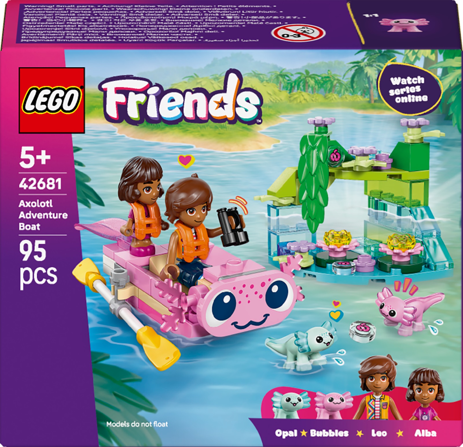 Lego Friends: Barca Axolotl pentru aventuri - imagine 2